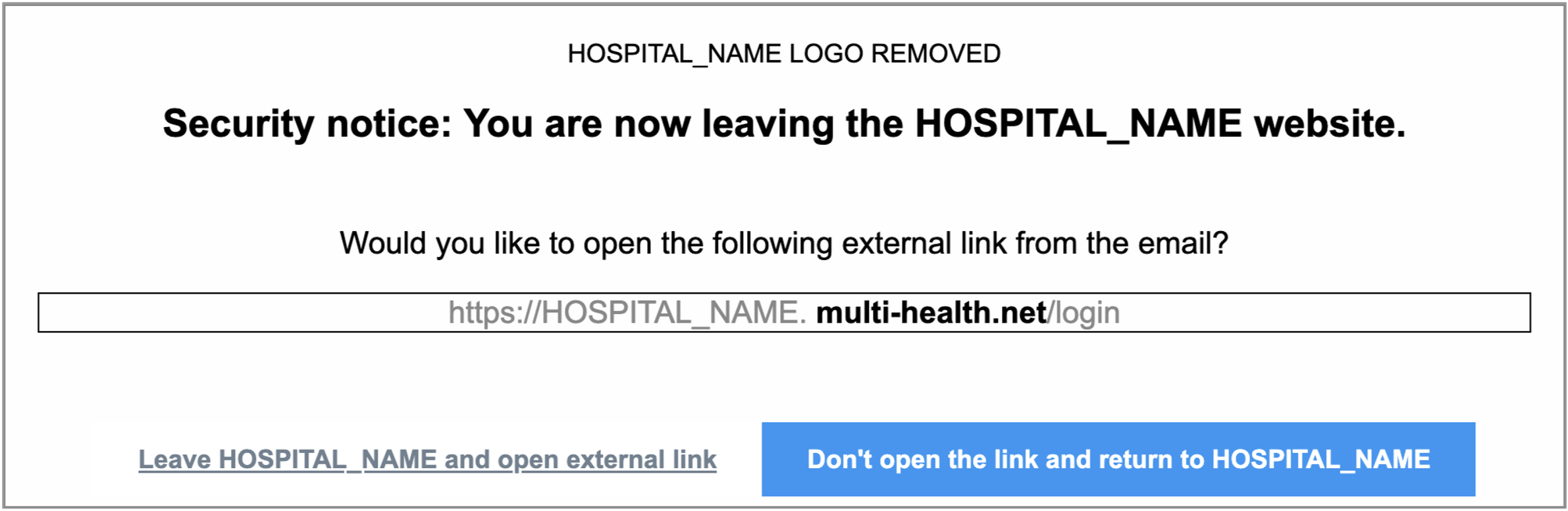 Active Warning Site