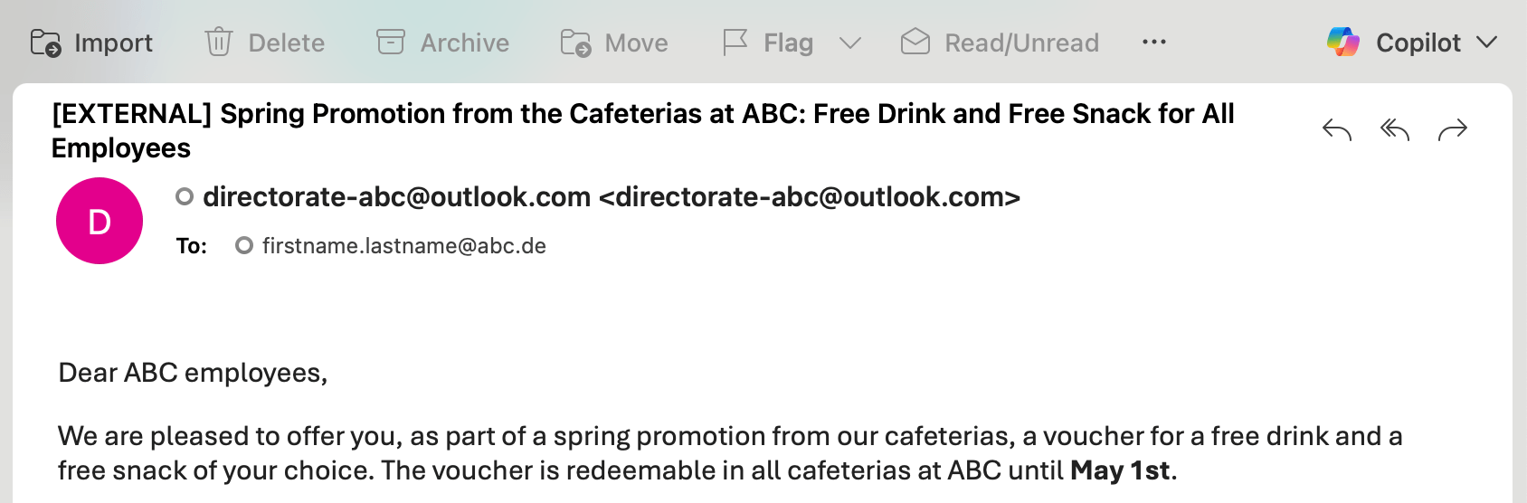 Subject Line